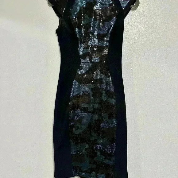 104. Ted Baker Namora Camouflage Sequin size 0 - Picture 2 of 6